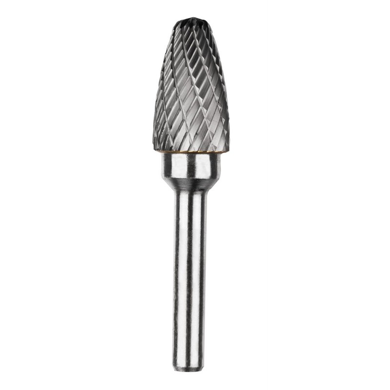 sourcing map Double Cut Tungsten Carbide Rotary File 9/16-inch Head