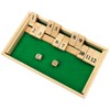 Kitchnexus Kitchnexus Deluxe 2-Spieler Shut The Box Würfelspiel Holz Tisch