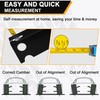 kuaiben Wheel Alignment Tool with Imperial Tape Measure, Upgraded Automotive