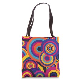 Retro Pop Art Pattern Funky Vintage Art Decor Tote Bag