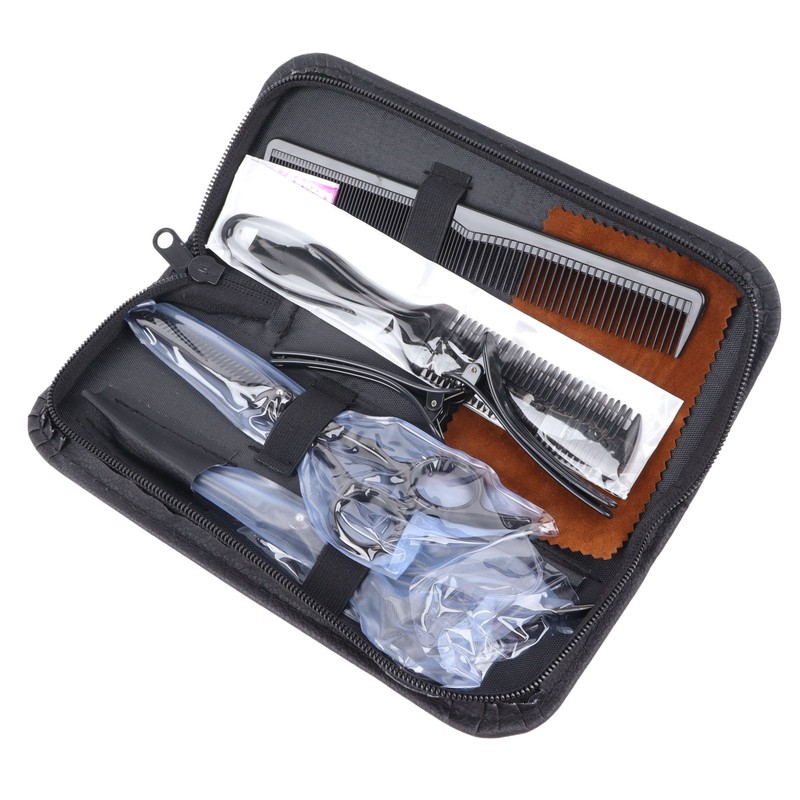 Barber Scissors Set Professional Kit Hair Styling Shearing Tool with