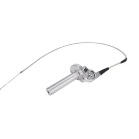 IUVWISN 7/8" 22mm Quick Twister Throttle Assembly + Throttle Cable CNC Univerdal for CRF 50 CRF110 CRF125F KLX 110 140 KLX300R CRF250F CT200U CT200U-EX BT200X SSR 125 Dirt Pit Bike Mini Bike Silver