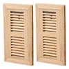 Homewell 2 Pcs Pack Red Oak Wood Floor Register, Flush