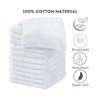 The Pure Thread 100% Cotton Flannel Face Cloth Set of