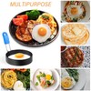 4pcs Egg Rings for Frying, Stainless Steel Egg Rings with