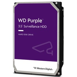 WD Purple 4TB Surveillance 3.5" Internal Hard Drive - AllFrame™ Technology - 180TB/yr, 64MB Cache, 3 Year Warranty