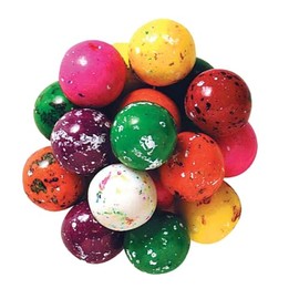Bayside Candy Flavored Gumballs Splat Gumballs – Tie-Dye Rainbow Bubble Gum Flavor – 1‑inch (1LB)