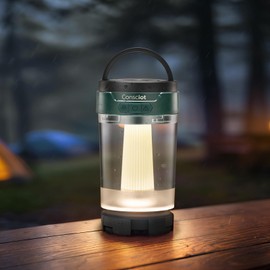 Consciot LED Camping Lantern, USB-C Rechargeable, 5 Light Modes 3 Color Temperatures 4400mAh Battery | Disassembly Free Design & Magnetic | Dimmable Flash Light & Night Light for Indoor and Outdoor