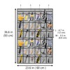 TEMUORG Over Door Hanging Tool Storage Bag Wall Mounted Screw