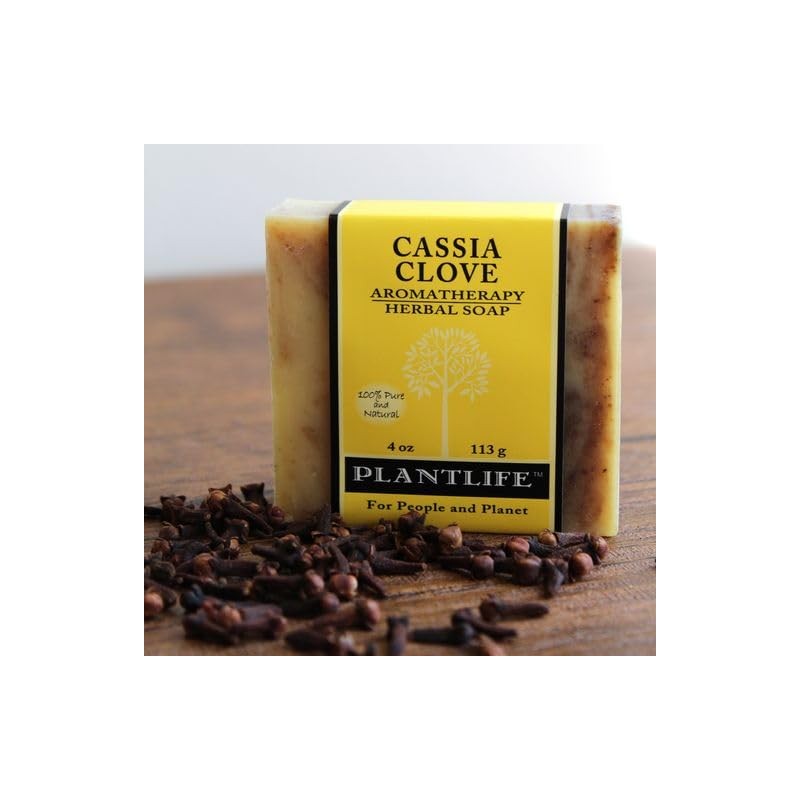 Cassia Clove 100% Pure & Natural Aromatherapy Herbal Soap- 4