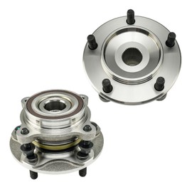 KAX 515202 Pair Front Wheel Hub Bearing Compatible with 2008-2009 Toyota Sequoia 4.7L 4WD