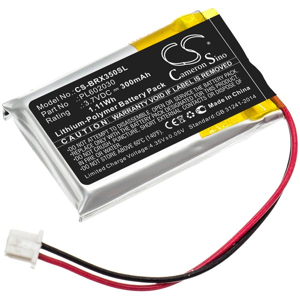 Replacement For BLUEPARROTT PL602030 BATTERY by Technical Precision