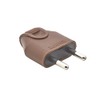 Debflex 713600 Plug 2P 6A Right Hat Brown