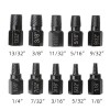 Unbranded 10PCS Damaged Screw Extractor Get It Out Drill Bits