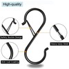 Aieve 10-Pack S Hooks with Safety Buckle, 3.5 inch Heavy
