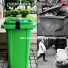 Metal Double Claw Trash Can Locks Strap for Animals,Universal Trash