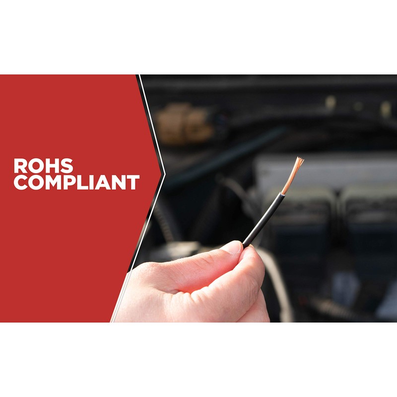 Road Power Automotive Copper Wire; 11'; Black, 55671333