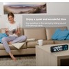 Abovsare Digital Clock for Bedroom, Clocks for Living Room Decor,