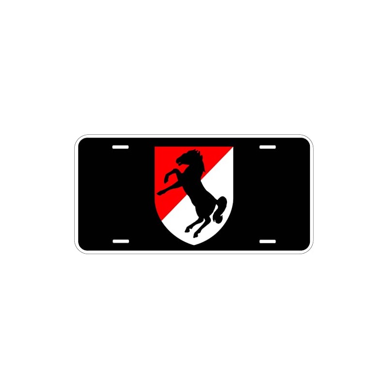 11th Armored Cavalry Regiment Military Novelty Car Auto License Plate