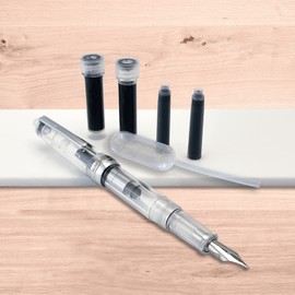 Monteverde Monza ID Fountain Pen - Crystal Clear