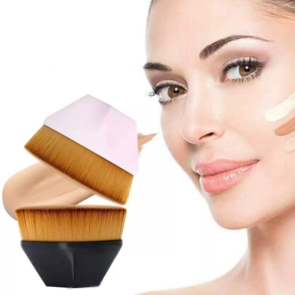 Mafab Brocha Plana De Maquillaje Kabuki Para Base Corrector Polvo