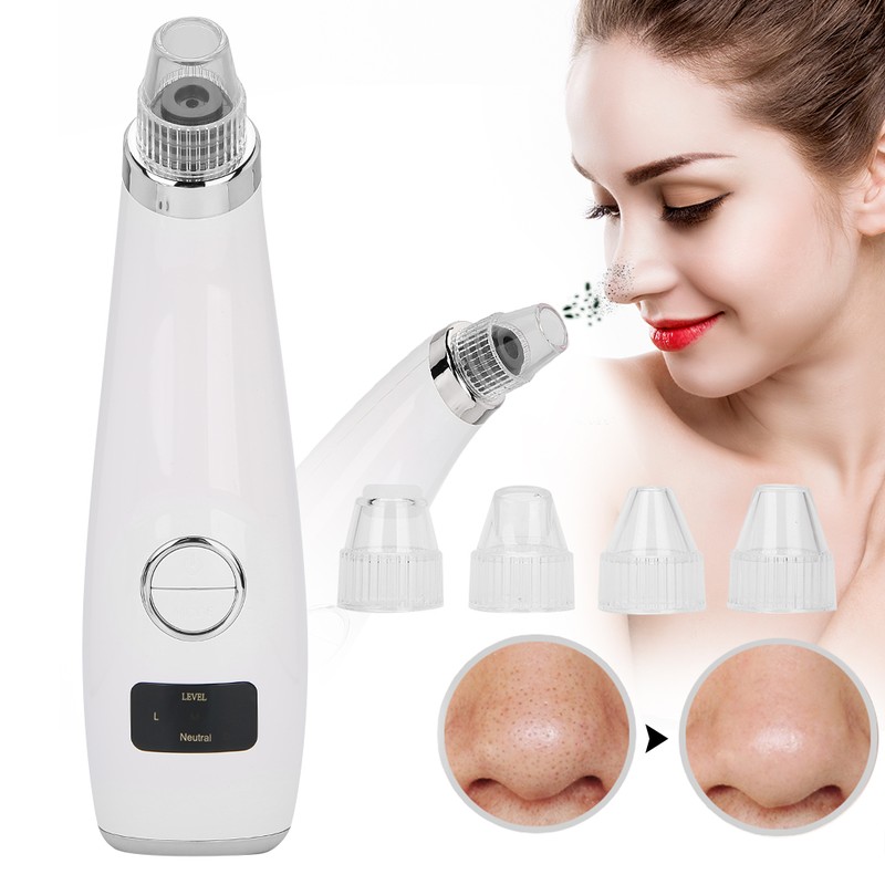5V1 Electric Blackhead Removal Machine Adjustable Suction Modes Pore CleanerSilver