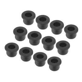 sourcing map 20Pcs T Shape Rubber Grommet Mount Dia 14mm ID 9mm H 12mm Black Seal Protection Cable Grommets Flexible for Cable Pipe