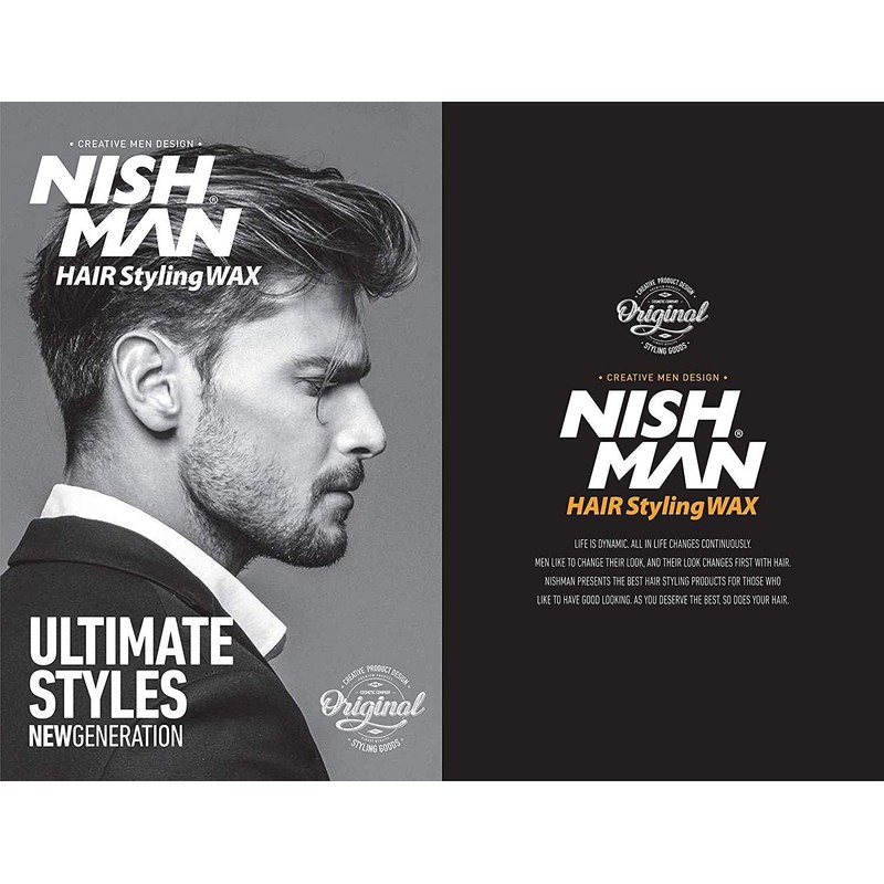 Nishman 06 Styling Wax for Peach Scented Hair 150 ml