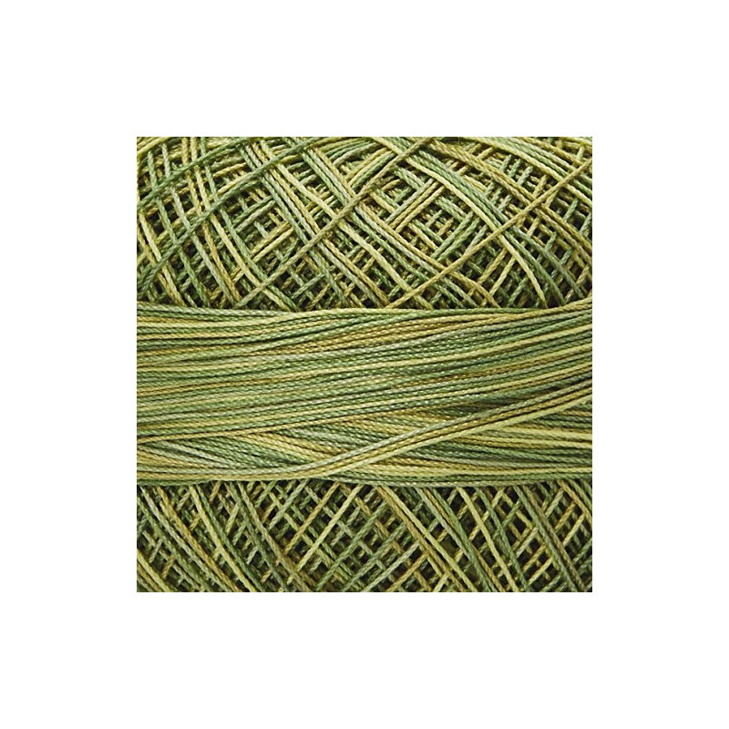 Lizbeth Size 80 HH80138 Cotton Thread, Leafy Greens