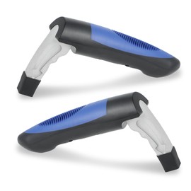 2 Stück Ausstiegshilfe Auto - Auto Griff Senioren - Auto Gadgets, Aluminium, 180KG Tragkraft, Rostschutz, mit Sicherheitsfensterhammer-Funktion, für Auto, Wohnmobil, Lkw-Türen(Blau)
