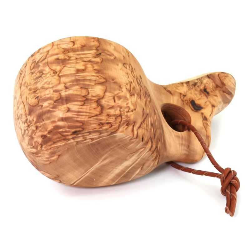 Kuksa Wooden Nordic Drinking Cup Handmade in Finland from Birch