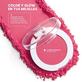 CyPlay – Rubor en Polvo Say Cheek! | 4 Tonos Satinados, Acabado Natural, Textura Suave y Difuminable | Look Radiante y Fresco | Maquillaje Facial Profesional (Kiss & Blush)