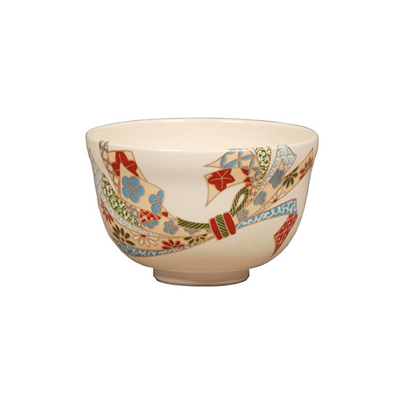 宮地英香(Miyachi Eikou) 抹茶碗 白 サイズ:直径12.4x高さ7.8cm 仁清 束のし 紙箱入