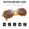 FEISEDY Gafas de sol polarizadas cuadradas Vintage para mujer 100%