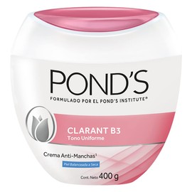 Ponds Crema Facial Anti-manchas Clarant B3 Piel Balanceada a Seca 400 g