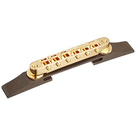 SCUD Arch Top T.O.M. Bridge Ebony Base Gold F-2821E