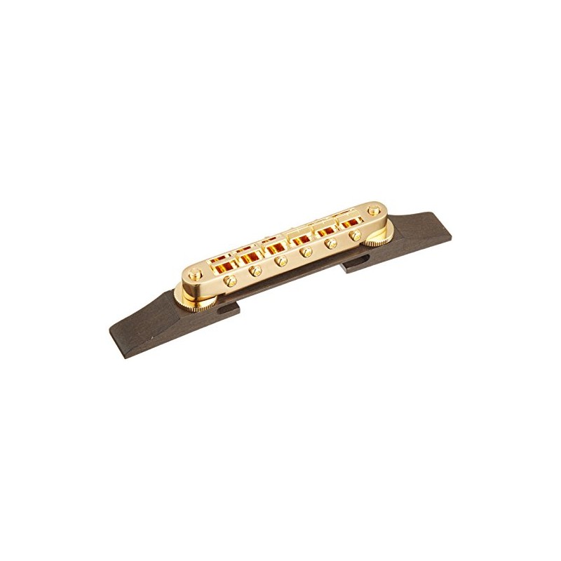 SCUD Arch Top T.O.M. Bridge Ebony Base Gold F-2821E