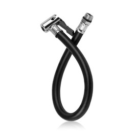 PHMING Tyre Inflator Hose, Removable Tyre Inflator Hose Adapter, Tyre Inflator Hose 36.5 cm Long, with Rubber Ring, for Car, Motorcycle, Bicycle