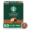 Starbucks K-Cup Coffee Pods, Hazelnut Flavored Coffee, Naturally Flavored, 100%