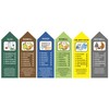Finest Folia (R032) Set of 6 Waste Separation Stickers, Scratch-