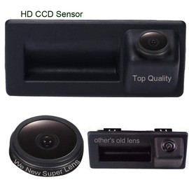 Dynavsal Auto Rückfahrkamera 1280 * 720 Pixel 1000TV Linien Super Objektiv Wasserdicht 170° Super Weitwinkel Griffleiste Rückfahrkamera für VW Touran L/Tiguan L/Teramont/C-Trek Touran/A4L 2016 2017