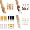 24Pcs Cat Paw Chair Leg Socks on Hardwood Floor, Furniture