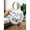 Harmonious heart for decoration - modern decorative heart made of