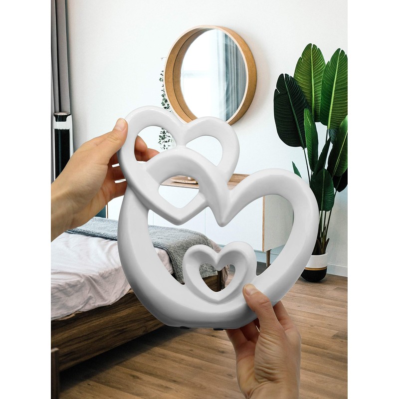 Harmonious heart for decoration - modern decorative heart made of