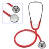 Accessotech Pro Dual Head EMT Stethoscope for Doctor Nurse Vet Medical Student Health Blood Red