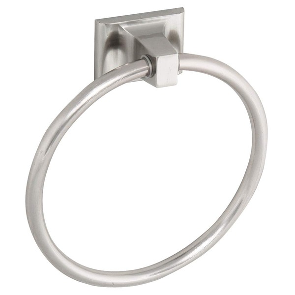 Design House 539163 Millbridge Wall-Mounted Towel Ring for Bathroom, One Size, Satin Nickel
