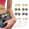 Clover Jeans Button 10 Sets Pant Waist Tightener, Adjustable Waist