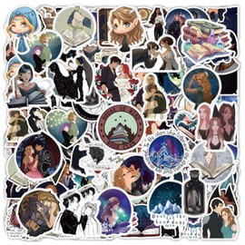 NXPWRC 100 Character Graffiti Stickers, Waterproof Stickers, Decorative Stickers, Retro Stickers, Can Be Used To Decorate Notebooks, Computers, Skateboards, And Luggage