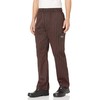 Chef Code unisex adult Chefs Pants, Chalkstripe Red, Small US