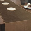 com-four® velvet table runner - decorative decorative fabric - table